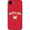 University of Maryland Collegiate Text Red iPhone 16e Skin